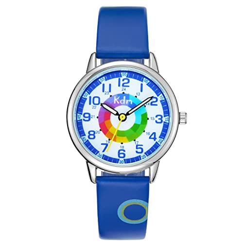 Imagen de KDM Relojes Niña Reloj Pulsera Deportivo Dibujos Animados Chicas Relojes Niñas Impermeable Cuarzo Analógico Moda Diseñador Elegantes Niños Chico