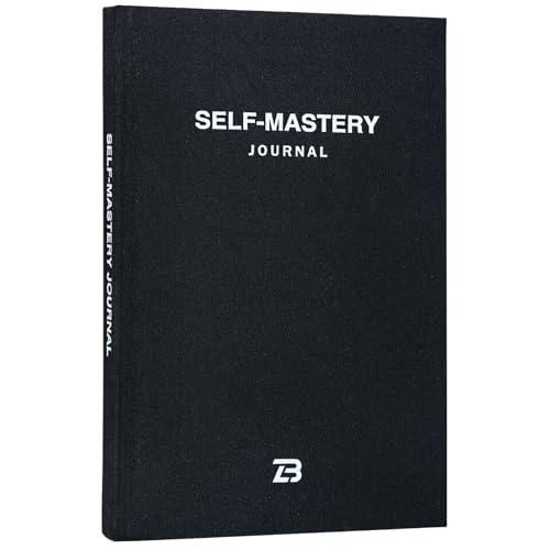 Productivity & Self-Mastery Journal for Men: Gratitude Mental Health and Manifestation Diary for Mindfulness | Guided Daily Planner for Reflection Positivity Personal Growth and Self Care Black