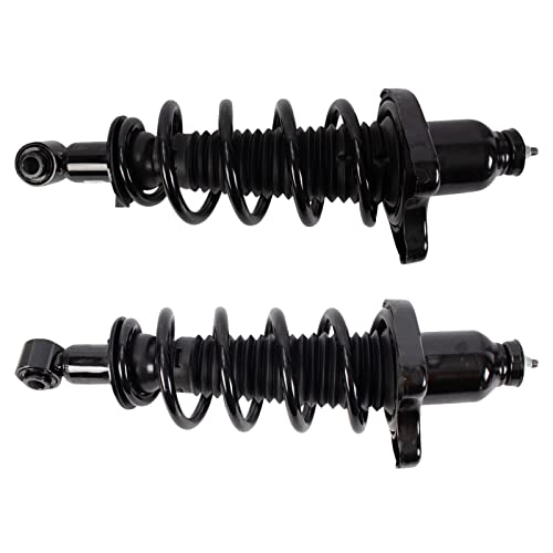 Image of TRQ Rear Complete Quick Loaded Shock Strut Spring Assembly LH Driver RH Passenger Side Pair 2pc for 2014-2020 Acura MDX FWD 2WD SUV