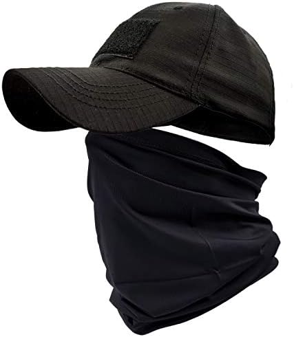 ehsbuy Camo Hats for Men with Cooling Neck Gaiter Baseball Caps Face Scarf Mask Army Tactical Military Hat Neck Tube Snoods for Running Hunting Camping Cycling Fishing Outdoor Sports