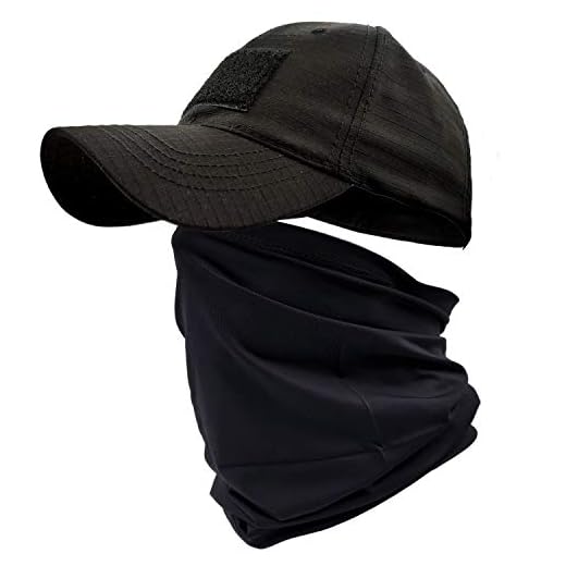ehsbuy Camo Casquette Homme avec Refroidissement Cache-Cou Casquettes de Baseball Visage Écharpe Armée Tactique Militaire Chapeau Tour de Cou pour Courir Chasse Cyclisme Sports