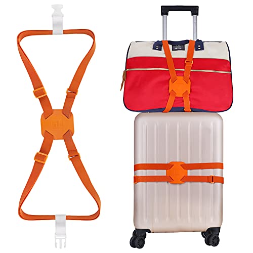 Image of VVILL Bag Bungee, Luggage Straps Suitcase Adjustable Belt - Lightweight and Durable Travel Bag Accessories