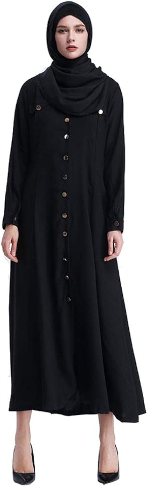 Amazon Co Jp Deylaying 女性用イスラム教徒民族衣装アラビアイスラム教中東衣装ラマダン祈りローブドレス 服 ファッション小物