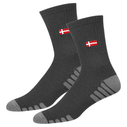 SWAGR Sports Crew Socks for Men Premimum Cotton Athletic Socks, Pack of 3, Free Size