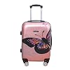 CELIMS - Rose Gold Polycarbonate Suitcase with 4 Wheels 20 kg