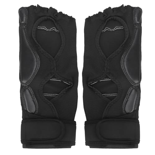 RASTKY Protectores de Pie Ajustables para Taekwondo, Equipo de Pie Transpirable de Medio Dedo para Entrenamiento de Sparring