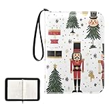 Tarjetero con fundas extraíbles de doble cara para coleccionistas para más de 400 tarjetas Cascanueces Lindo Simple Boho