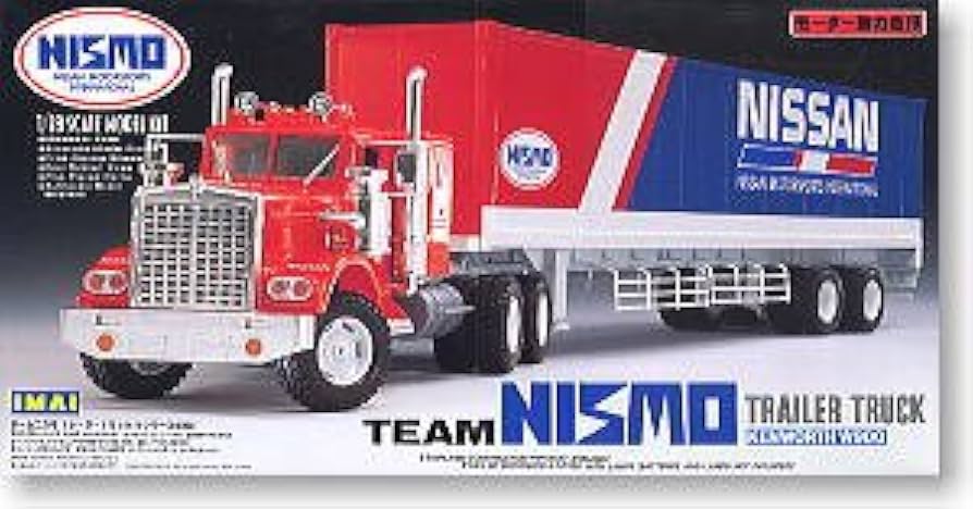 イマイ 1/28 Team NISMO (ニスモ) トレーラートラック プラモ Amazon | 1/28 Team NISMO(ニスモ) トレーラートラック