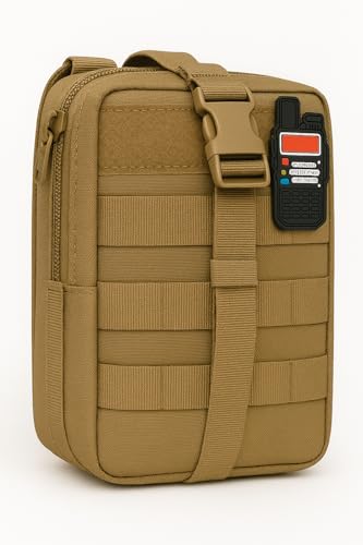 Ham Radio Go Bag with Tear-Away Hook and Loop Back - Molle Compatible