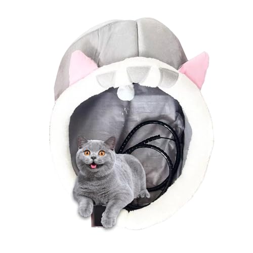 Lit chauffant pour chat anti-surchauffement et lavable en machine - 2