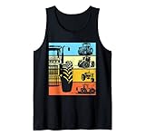 Retro Tractor Farmer - Vintage Tractor Farmer Design