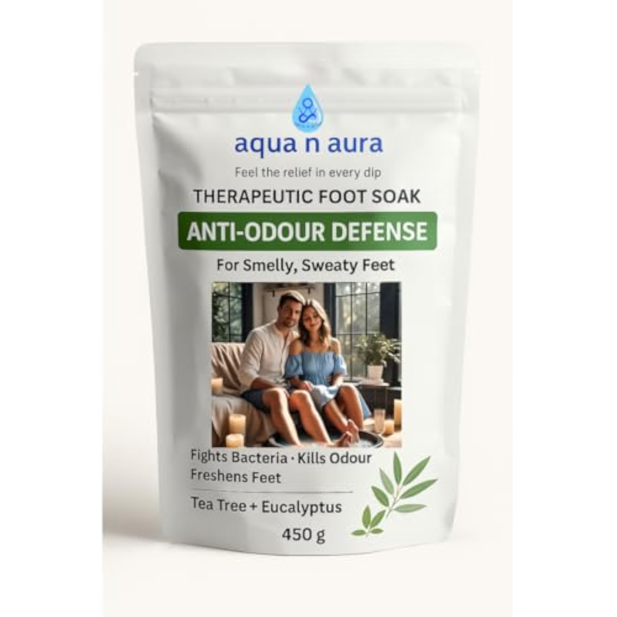 Therapeutic Anti-Odour Foot Soak with Tea Tree & Eucalyptus