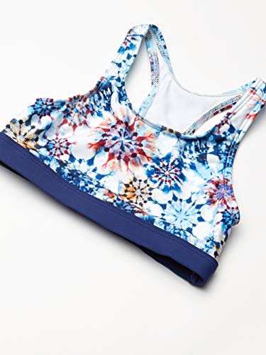 Image of Next By Athena Girls' High Neck Bikini Top & Chopra Bottom Swimsuit Set