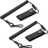 GSKQCRPR 2Pcs Tactical Lanyard, Gearkeeper,Rsg Halterung,Polizei Ausrüstung,Karabiner, Robustes Paracord Schlüsselband,für Rettungsschere,Taschenlampe,Pfefferspray