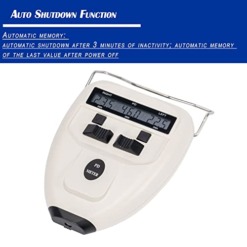 AISITESY Optical Digital Pupillary Distance Meter Led Pd Meter Pupilometer Interpupillary Distance Measuring Tool Ophthalmic Equipment with Lcd Display Optical Pd Pds（battery Not Included） - Thumbnail 3