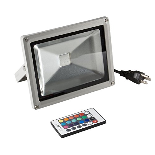 Superdream® Remote Control Waterproof Led Flood Light 16 Colors Rgb Outdoor Floodlight For Dj Disco House Party Hotel Stage Office Camping Field (10W) #TOP2