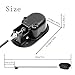 N.B.Y. Recliner Handle Replacement with Extension Cable,Metal Pull Handle fits Ashley Major Recliner Sofa,Chair Release Handle for Sofa, Couch or Recliner (Black-36)