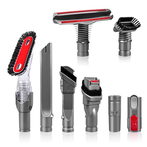 KEEPOW 8 Brosse pour Dyson V7 V8 V10 V11 V6 Aspirateur Kit Accessoires pour Dyson DC19 DC29 DC34 DC33 DC35 DC62