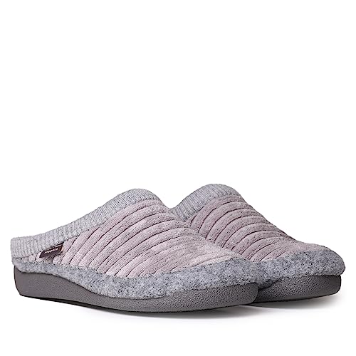 Toni Pons Women's Malu Slipper, Grey, 7.5