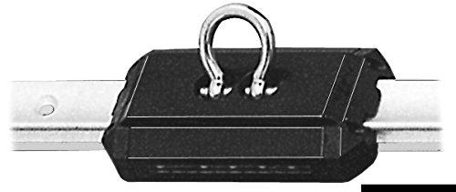 Chariot Viadana avec pontet 86x60 mm coulissant haute résistance pour rail de voile