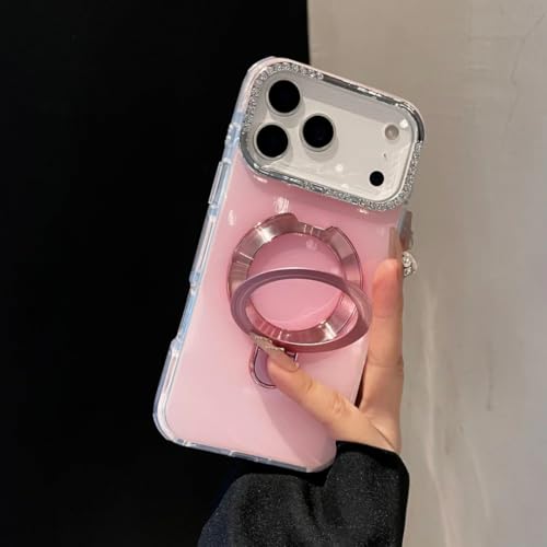 RNOZX iPhone 13 Pro Max�p �O���f�[�V�����}�O�l�b�g���X�^���h�t���X�}�z�P�[�X �_�C�������h�X�^���h �ϏՌ��J�o�[�iiPhone 13 Pro Max�p/�s���N�j