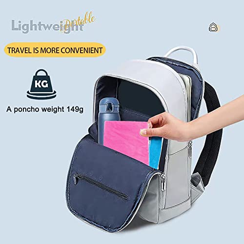 Aolegoo 2 Stück Regenponcho,Wiederverwendbarer, Tragbarer Unisex-Regencape für Survive, Fahrrad, Wandern, Camping, Ausflug, Angeln, Konzert, Stadion, Festival (Rosa)