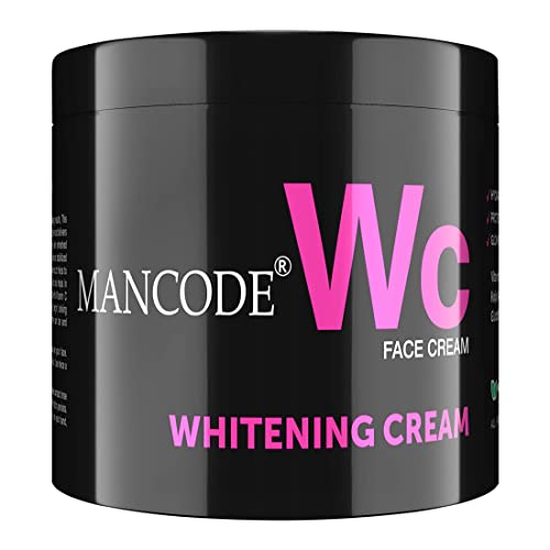 Mancode Whitening Cream for Men | 100g | Glowing Radiant Skin | Daily Defence From Pollution | Reduces Acne & Dark Spots | Cream With UV Protect | Everyday Skin Care
