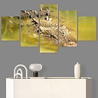 SIGNWIN 5 Panel Canvas Wall Art Coiling Around for Home Decorations Ready to Hang - 60