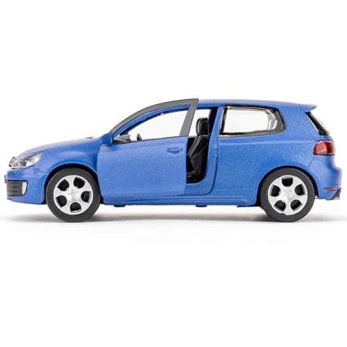 Volkswagen Golf GTI Toy Car 1:36 Pull Back Modelo Azul miniatura 6