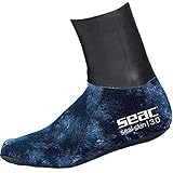 SEAC 3mm Seal Skin Socks - Camo Blue, Large