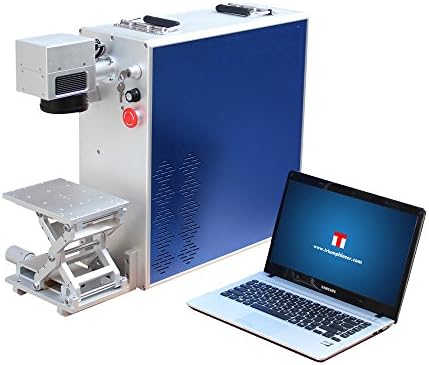 20W Portable Desktop Fiber Laser Engraver Marking Engraving Etching Machine Maker Metal & Non-Metal