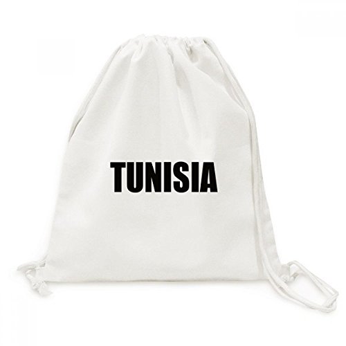 Sac à dos Tunisie en toile noire pour vos balades et excursions