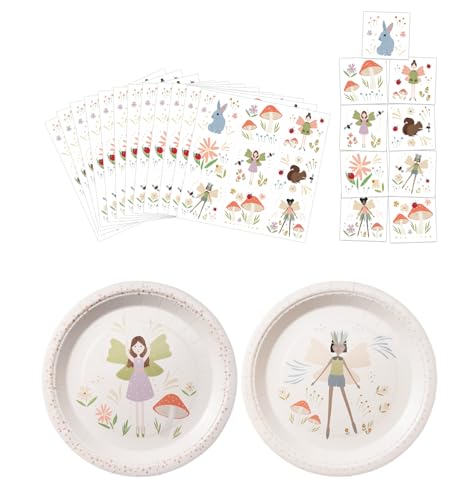 Cheerland Fairy Party Bundle: 108 Whimsical Temporary Tattoos & 24