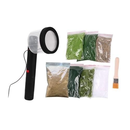 Kit de flocage de gazon statique AMSLSIU pour l'herbe des maquettes architecturales - 6