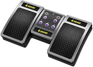 Donner Bluetooth Page Turner Pedal, bezprzewodowy pedał do obracania stron, ładowany kontroler do czytania nut do tabletów, srebrny