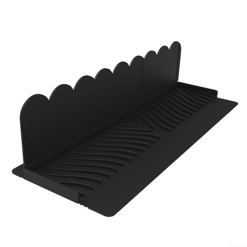 Protector de borde de fregadero de silicona flexible e impermeable para baño y cocina