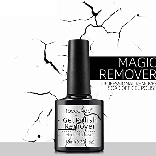 Removedor de esmalte em gel,Kit Removedor de Unhas de Gel de Baixo Odor 10ml para DIY Nail Art - Kit