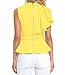 Shawhuwa Womens Sexy Asymmetric Ruffle Side Peplum Top Clubwear M Yellow