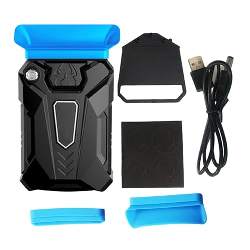 Almohadilla de refrigeración para laptop, mini ventilador portátil, sistema de disipación de calor de flujo de aire ajustable, enfriador de computadora con modo manual automático para protección de