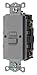 Bryant Electric GFBFST20GY 20 Amp 125V Commercial/Residential Self Test Faceless GFCI Receptacle, Gray