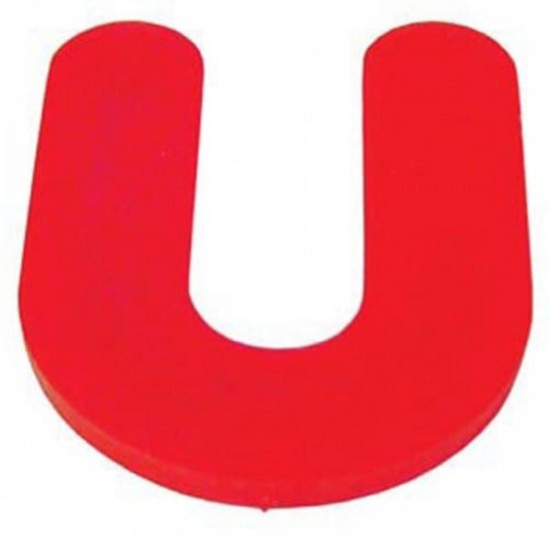 Red Horseshoe Shims 1/8 Inch - 100 Pack