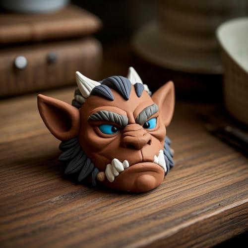 Image of BOHS Foam Clay, Chocolate Brown Air Dry Modeling Clay, 1.1 lb | Soft, lightweight; crack-free finish; EVA and polystyrene foam details; cosplay props, figurines, fake bakes and slime making
