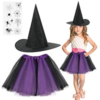 ACWOO Unicorn Costume, LED Light Up Unicorn Dress Princess Fancy Dress Up with Unicorn Headband and Fibre Optic Wand, Girl Fairy Tutu Skirt for Party Cosplay Princess Dress Up (3-10 Years) Pink