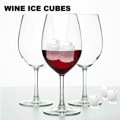 Texasdeluxe TD-57622 Silicone Shot Glass Ice Molds/Trays For Freezer With 4 Cavities, Reusable Whiskey Glass Ice Cubes thumb #5