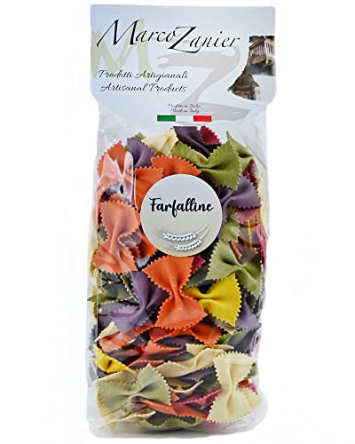 Bunte Pasta Farfalline 6 Colori, 250 g, Farbige Schmetterlings Nudeln, Marco Zanier Cover