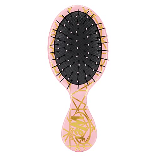 Wet Brush Squirt Detangler Hair Brushes - Peach, Geo - Mini Detangling Brush With Ultra-Soft Intelliflex Bristles Glide Through Tangles With Ease - Pain-Free Comb For All Hair Types #TOP7