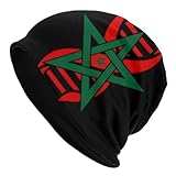 Sombreros de Hombre, Bandera marroquí Personalizada está en mi ADN Sombreros de Gorro de Marruecos Sombrero de Punto de Moda para Mujeres Hombres Cálido Invierno Skullies Gorros Gorros, Regalo