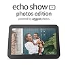 Echo Show 8 Photo Frame Edition | Powered by Amazon Photos | 6-Months PhotosPlus included w/ auto renewal | Charcoal