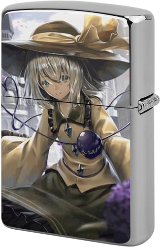 ライター ケース メンズ 東方シリーズ 古明地こいし かわいい たばこ用具 喫煙具 互換性があ 喫煙アクセサリー 小型専用 保護 ファション 飾り 外側 収納 両面プリント を全面 の相棒 入れ 軽量 持ち運び便利 金属 頑丈 強化素材使用 衝撃に強い タ