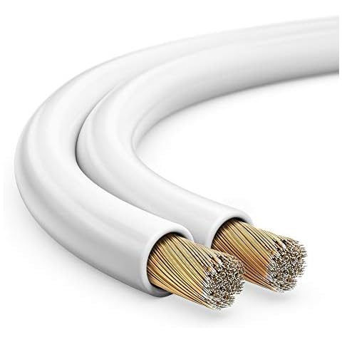 MANAX® cable altavoz 2,50mm² 100m blanco bobina Cover